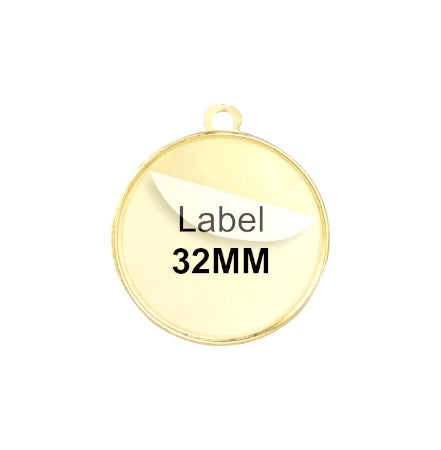 Bedrukt Tekstlabel voor Medailles - TPM25