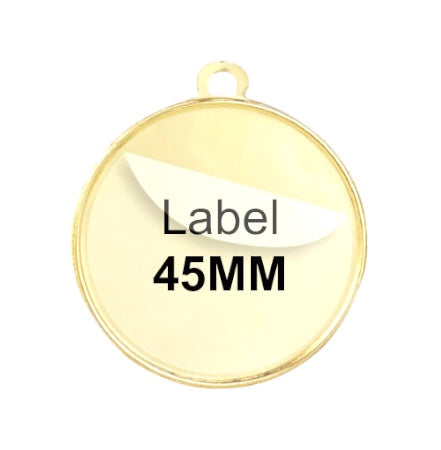 Bedrukt Tekstlabel voor Medailles - TPM25