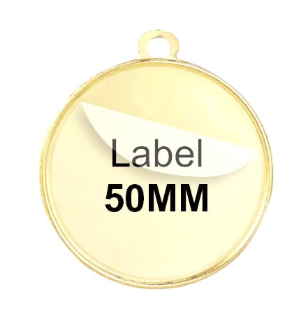 Bedrukt Tekstlabel voor Medailles - TPM25
