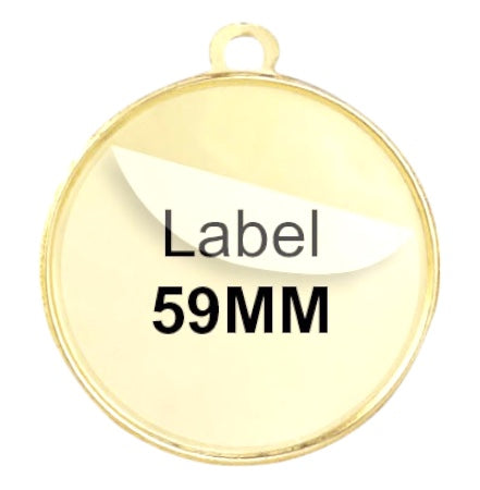 Bedrukt Tekstlabel voor Medailles - TPM25