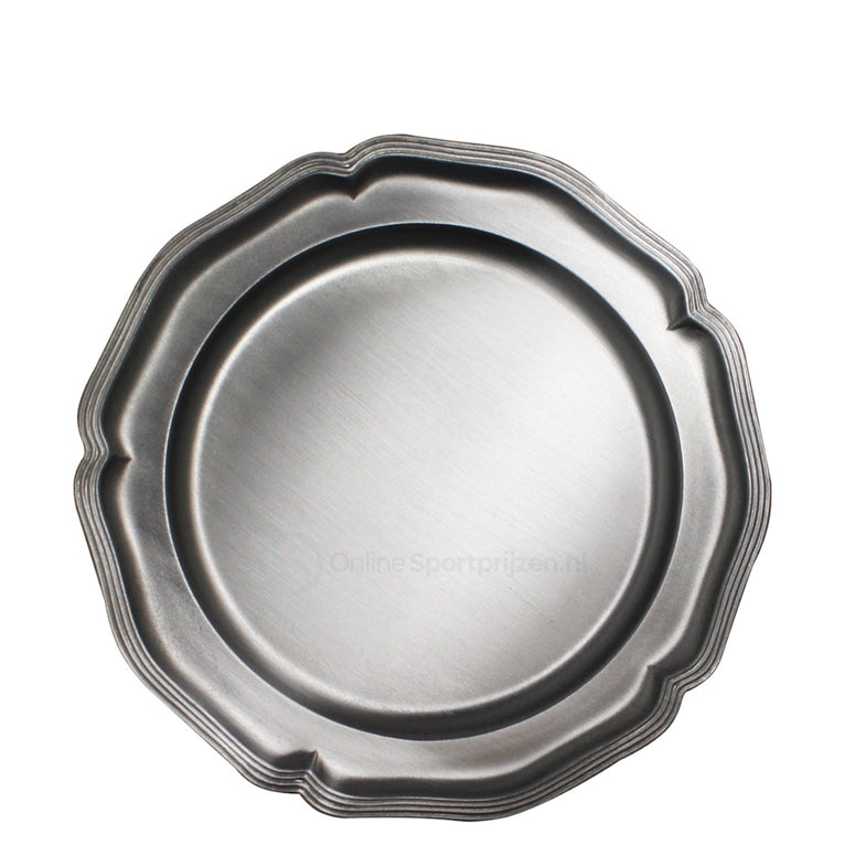 Metalen Wandbord - 14-32 cm - D351-D355 - Zilver