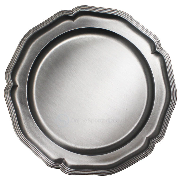 Metalen Wandbord - 14-32 cm - D351-D355 - Zilver