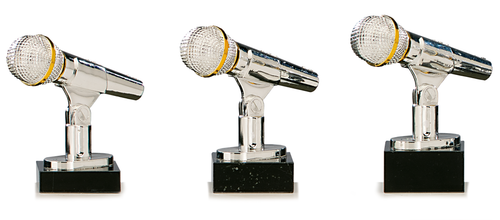 Microfoontrofee - AK5180 - Zilver / Goud