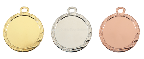 Mini Kindermedaille - 32 mm - ME.070 - Goud, Zilver en Brons