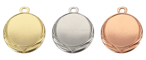 Mini Medaille Charleroi - 32 mm - BS.ME63 - Goud, Zilver en Brons