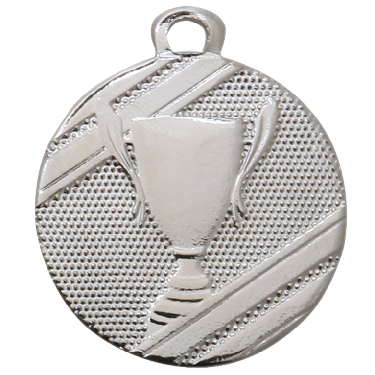 Mini Kindermedaille met Trofee - 32 mm - D106 - Goud, Zilver en Brons