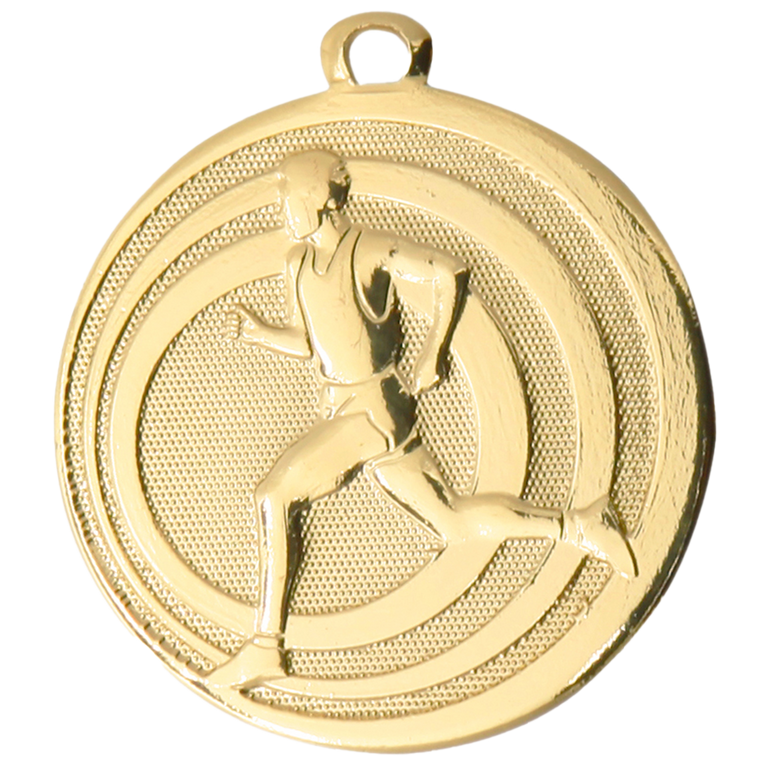 Mini Medaille Hardlopen - 32 mm - ME.095 - Goud, Zilver en Brons