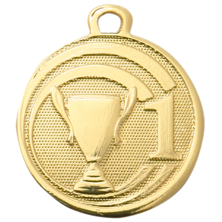 Mini Trofee Medaille - 32 mm - ME.087 - Goud, Zilver en Brons