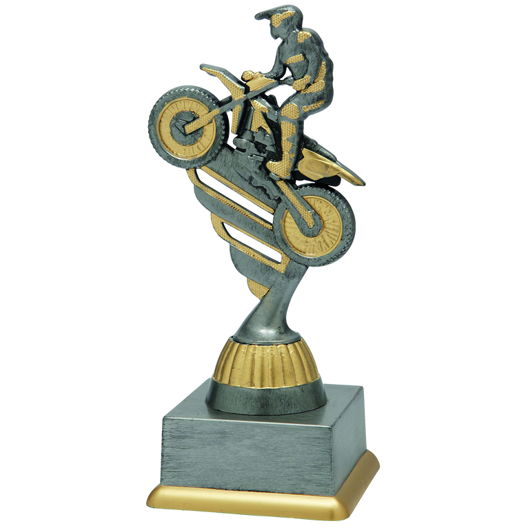 Motorsporttrofee - SS1827 - Antiek Zilver / Goud