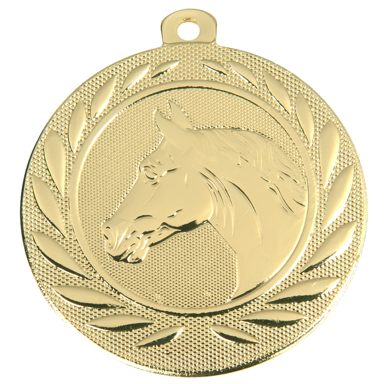 Paardensport Medaille - 50 mm - DI5000.U - Goud, Zilver en Brons