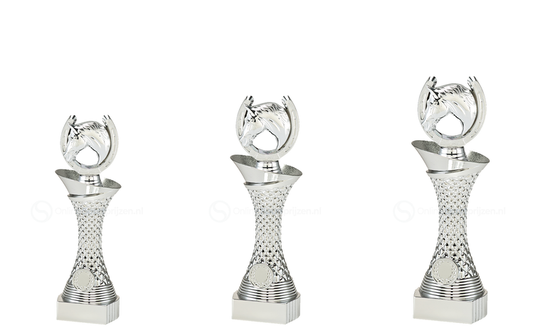 Paardensporttrofee - SL2048 - Zilver