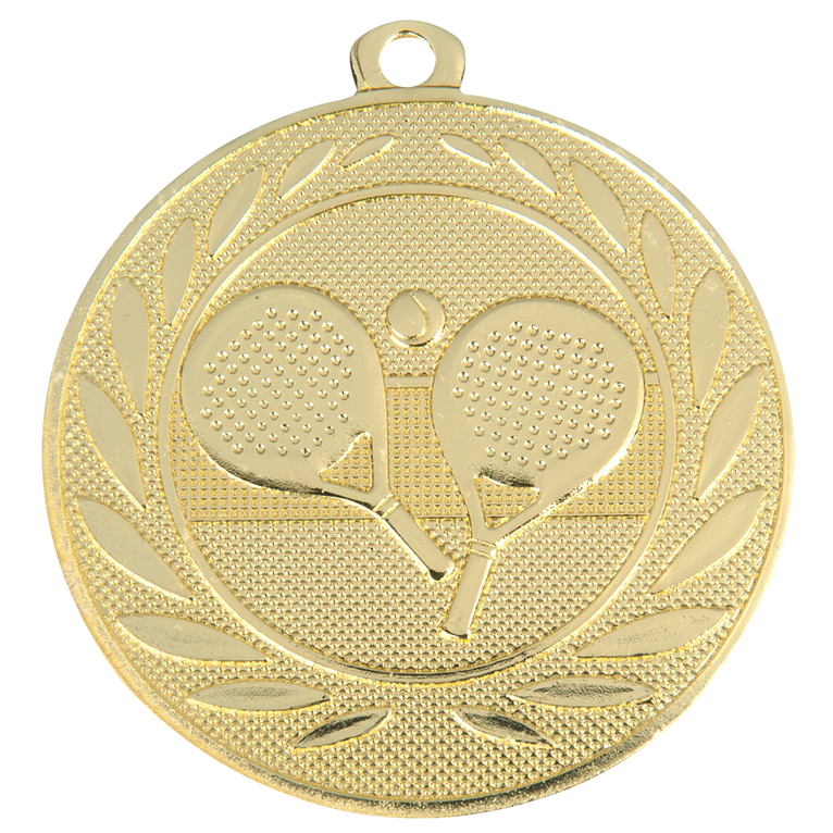 Padel Medaille - 50 mm - DI5000.Z - Goud, Zilver en Brons