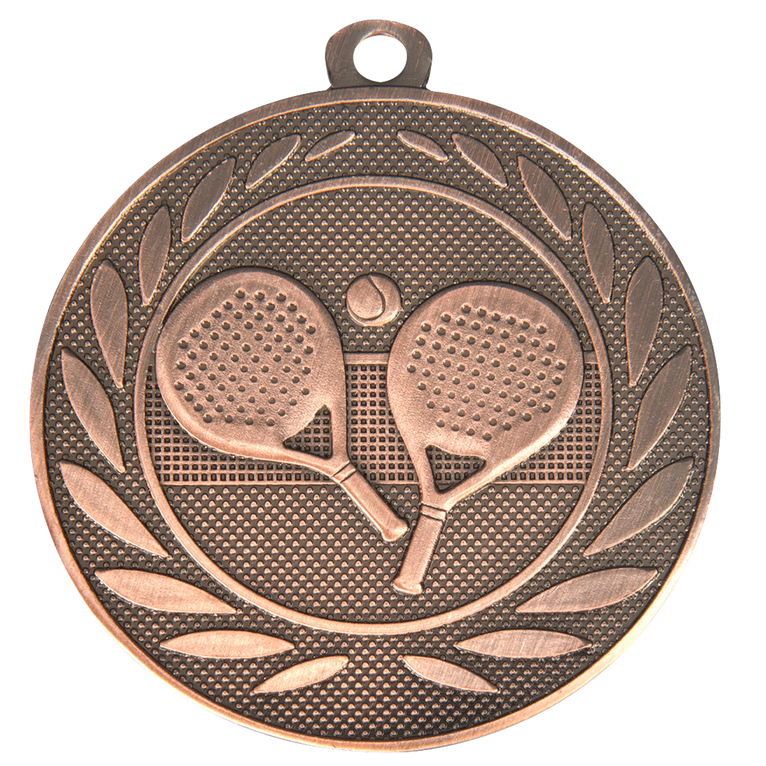 Padel Medaille - 50 mm - DI5000.Z - Goud, Zilver en Brons