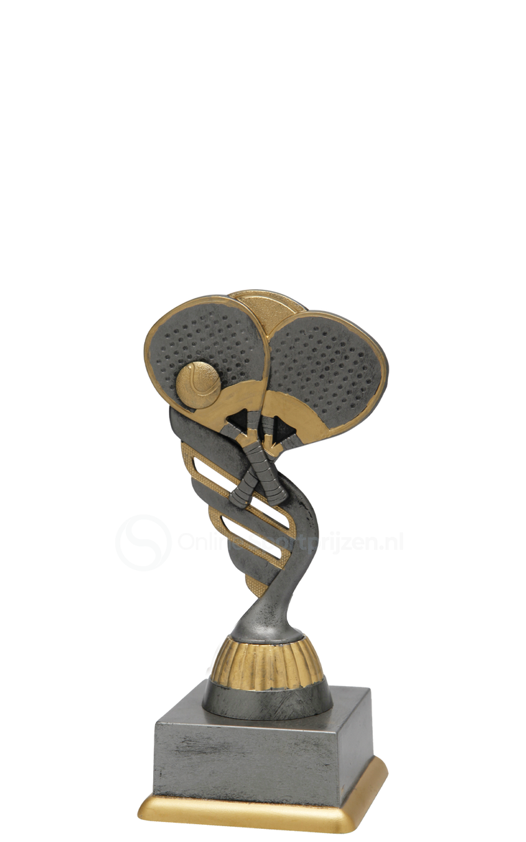 Padeltrofee - SS1833 - Antiek Zilver / Goud