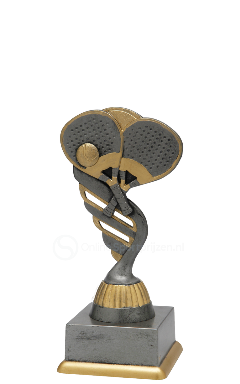 Padeltrofee - SS1833 - Antiek Zilver / Goud