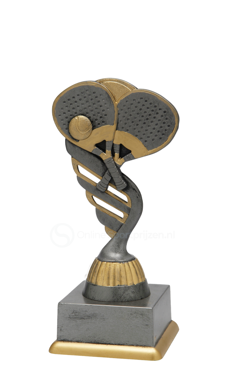 Padeltrofee - SS1833 - Antiek Zilver / Goud