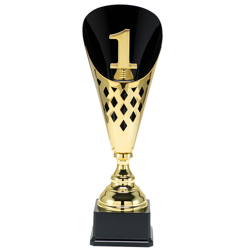 Plaatsingbokaal voor 1e, 2e en 3e Prijs - ST.095 - Goud / Zwart