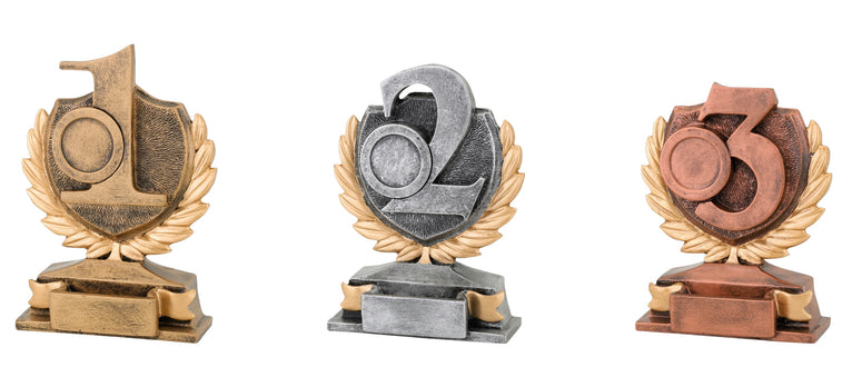 Plaatsingsprijs Standaardje - FG151-FG153 - Antiek Goud, Zilver en Brons