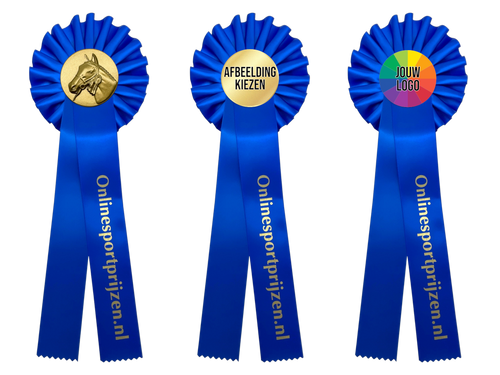 1-Rings Plaatsingsrozet Paardensport - Dierententoonstelling Rozet - R1