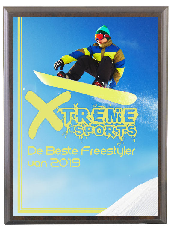 Plaquette Wandbord met Full Colour Print - WB20