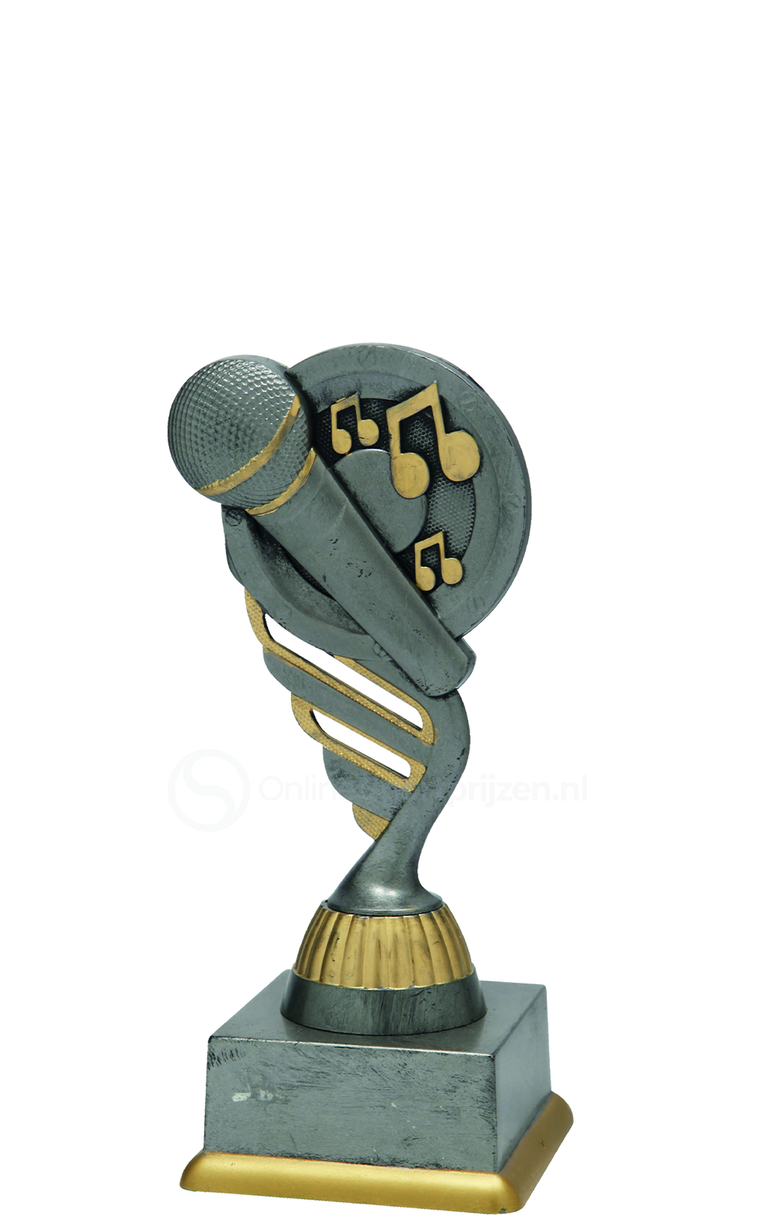 Playbacktrofee - SS1823 - Antiek Zilver / Goud