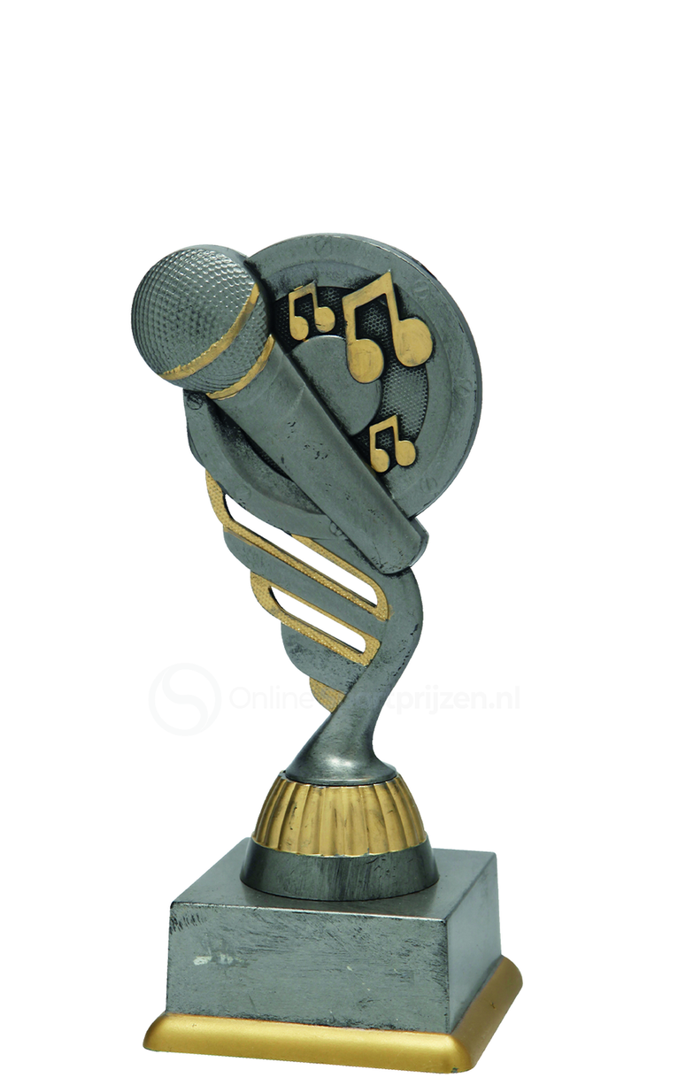 Playbacktrofee - SS1823 - Antiek Zilver / Goud