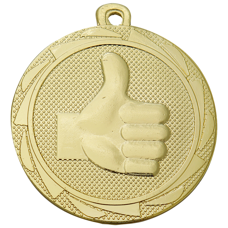 Pluim Medaille - 45 mm - BS.ME108 - Goud, Zilver en Brons