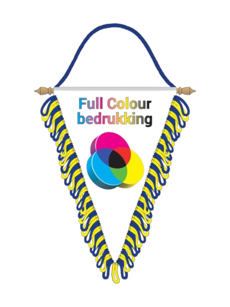 Puntvaan met Full Colour Ontwerp in 3 Formaten - PV2