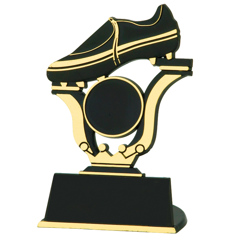 Voetbal Prijsje - Q139 - Bordeauxrood / Zilver