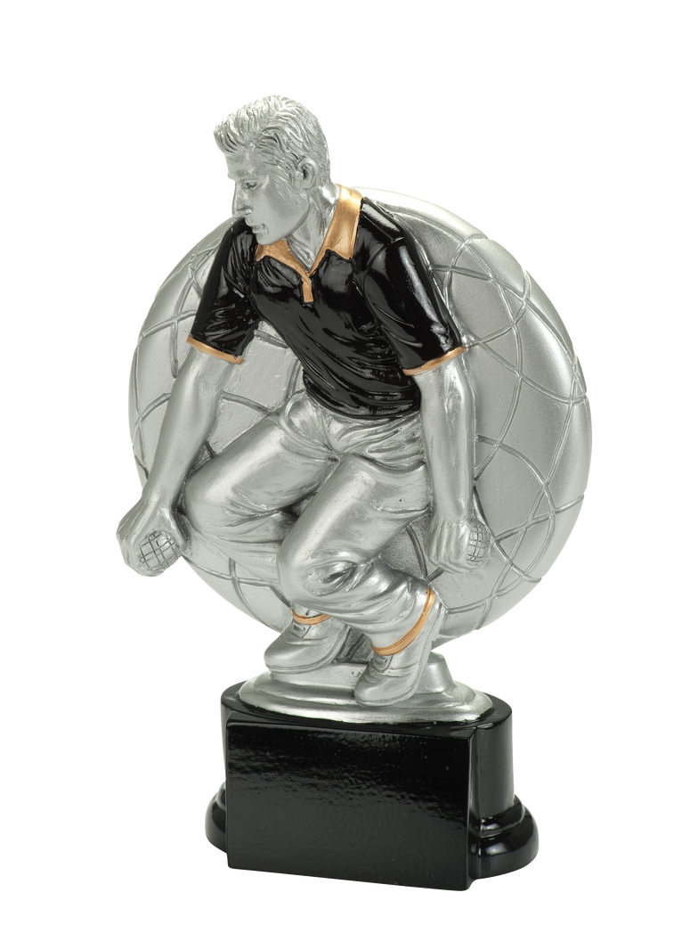 Petanque Prijs - RE.101 - Antiek Zilver met Kleuraccent