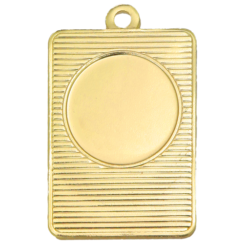Rechthoekige Medaille - 50 mm - D119 - Goud, Zilver en Brons