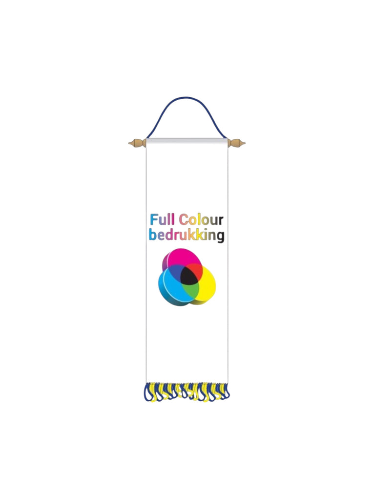 Rechtvaan met Full Colour Ontwerp  in 3 Formaten - RV2