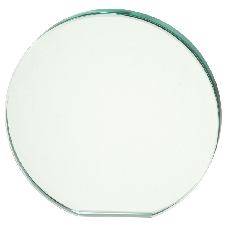 Ronde Glazen Award in Geschenkdoos Geschikt voor Gravure en Full Colour Print - W151-W156