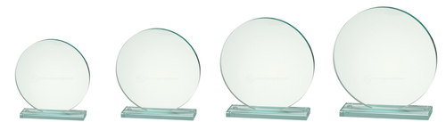 Ronde Glazen Award in Geschenkdoos - W651-W654
