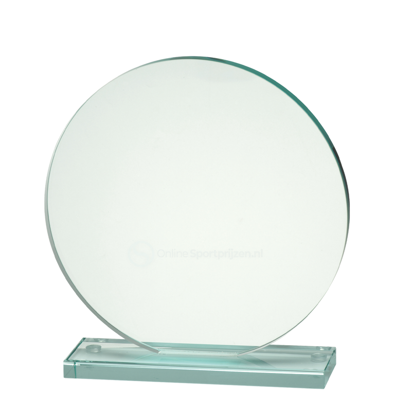 Ronde Glazen Award in Geschenkdoos - W651-W654