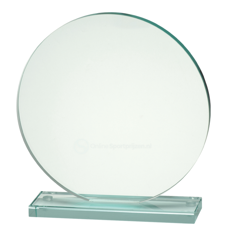 Ronde Glazen Award in Geschenkdoos - W651-W654