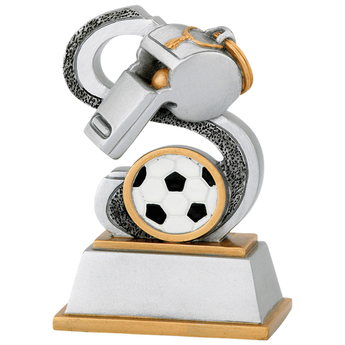 Scheidsrechtersprijs - FG670 - Zilver met Kleuraccent