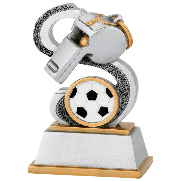Scheidsrechtersprijs - FG670 - Zilver met Kleuraccent