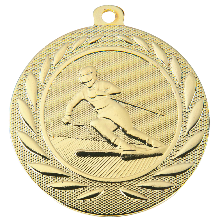 Ski Medaille - 50 mm - DI5000.Q - Goud, Zilver en Brons