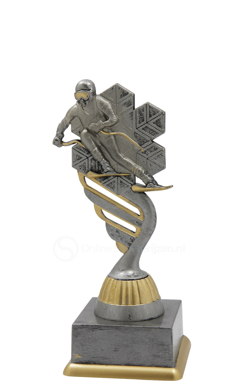 Skitrofee - SS1752 - Antiek Zilver / Goud