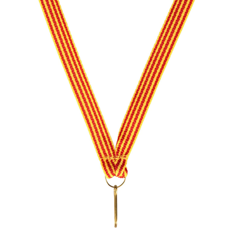 Smal Medaillelint - 10 mm breed - V8 - in Ruim 30 Kleuren