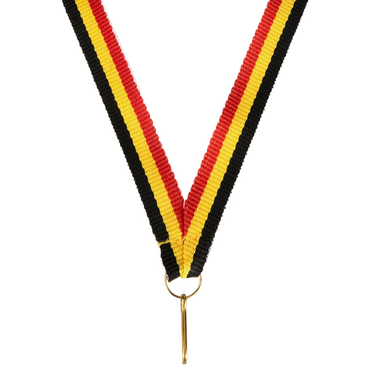 Smal Medaillelint - 10 mm breed - V8 - in Ruim 30 Kleuren