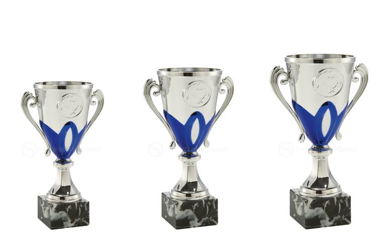 Super Budget Trophy - SET.112 - Zilver / Blauw