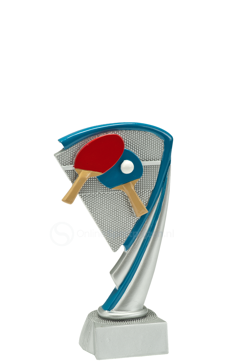 Tafeltennis Prijs - RE.052 - Antiek Zilver met Kleuraccent