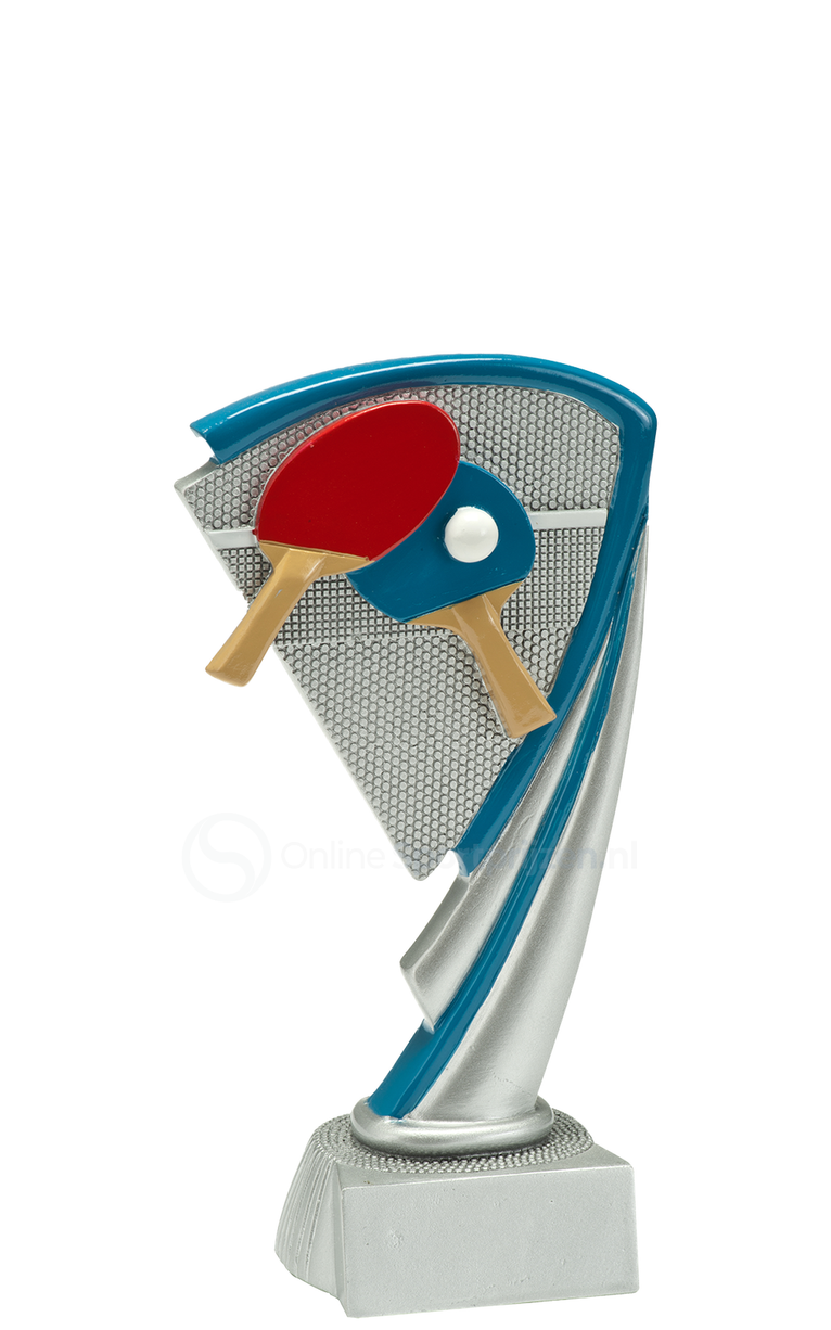 Tafeltennis Prijs - RE.052 - Antiek Zilver met Kleuraccent