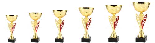 Trofee Gouda - ET.433 - Goud / Rood