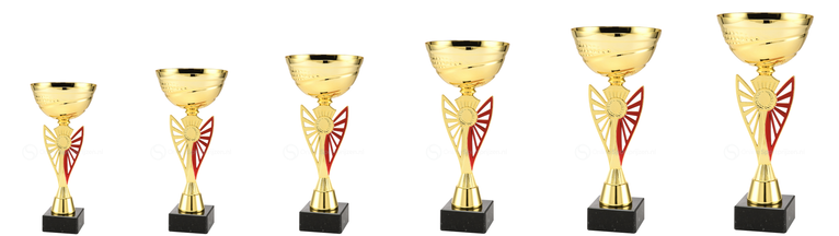 Trofee Gouda - ET.433 - Goud / Rood