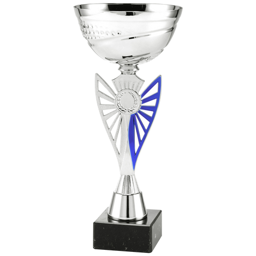 Trofee Hoorn - ET.434 - Zilver / Blauw