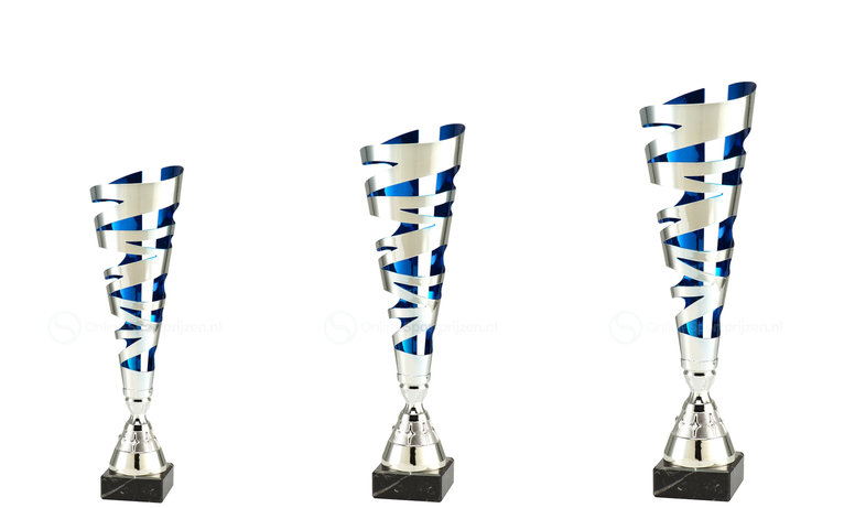 Trofee Mons - MT.130 - Zilver / Blauw