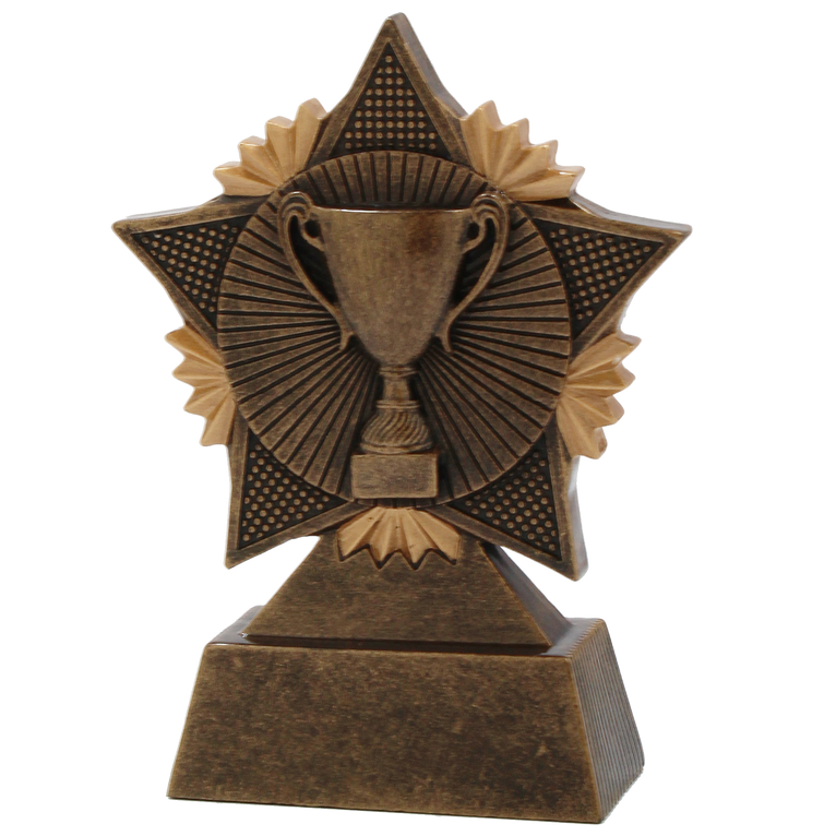 Trofee Standaardje - FG704 - Antiek Brons
